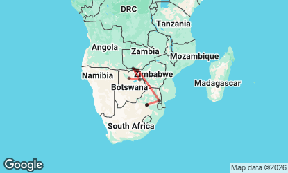 14 Day Wildlife and Wonders: Johannesburg to Maun Tour