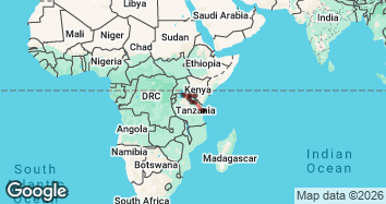 13 Day Nairobi to Zanzibar Overland Tour Map Image