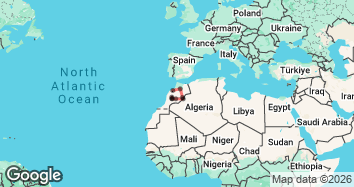 15 Day Morocco Explorer Premium Tour Map Image