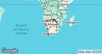 24 Day Cape Town To Victoria Falls & Johannesburg Tour Map Image