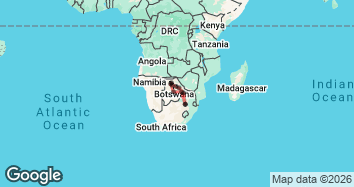 15 Day Kalahari Treasures: Botswana Safari Map Image