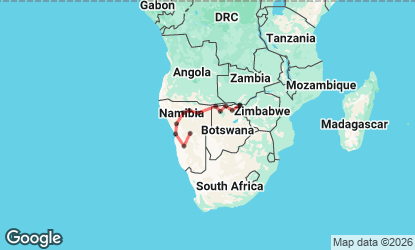 15 Day Windhoek to Victoria Falls Tour