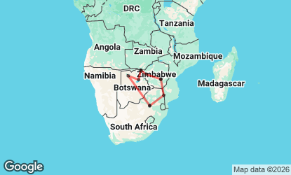 16 Day Zimbabwe and Botswana Safari Overland