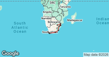 17 Day South Africa Rainbow Nation Tour Map Image