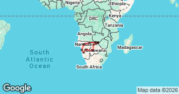 21 Day Namibia & Botswana Safari Map Image