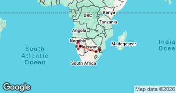 16 Day Johannesburg to Windhoek Adventure Tour Map Image