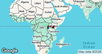 16 Day East Africa – Nairobi to Kigali Tour Map Image
