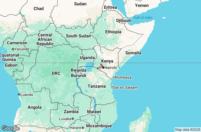 8 Day Essence of East Africa Map