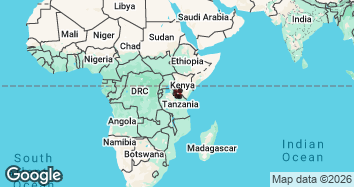 10 Day Nairobi to Arusha Adventure Tour Map Image