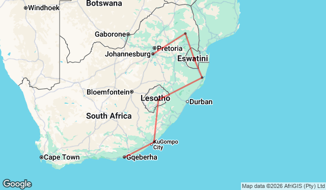 14 Day Kruger, Wildlife and Mountains Lodge Tour