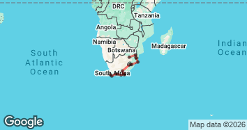 19 Day South Africa Premier Lodge Tour Map Image