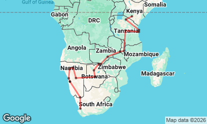 42 Day Cape Town to Nairobi Tour (Most Popular)
