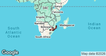 14 Day Wildlife & Waterscapes Safari: Kruger & Mozambique Coast Map Image