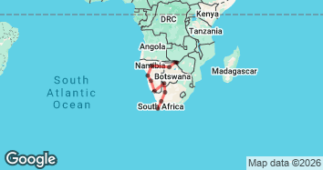 20 Day Cape Town to Victoria Falls Safari (Premier) Map Image