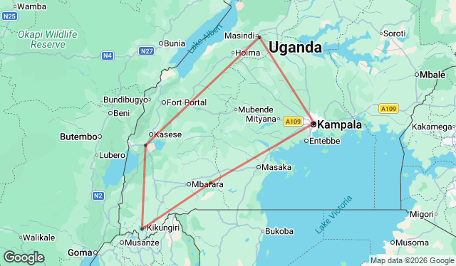 8 Day Uganda Gorilla Trekking Lodge Tour