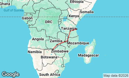 16 Day Livingstone to Zanzibar Safari Overland