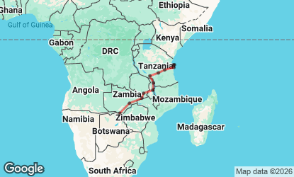 16 Day Zanzibar to Livingstone Safari Overland