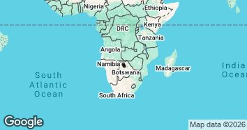 9 Day Botswana Adventure Safari Map Image