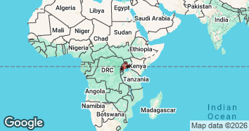 13 Day Best of Uganda Overland Adventure Map Image