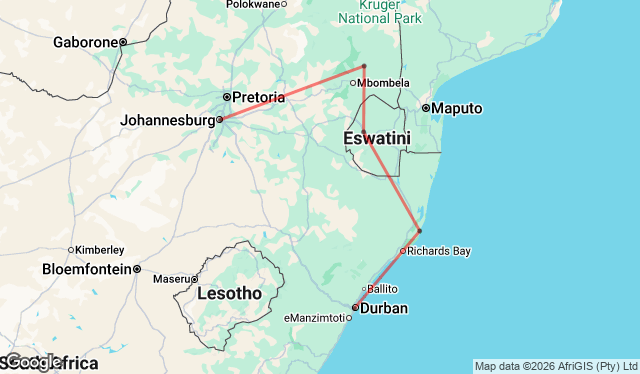 8 Day Kruger and Eswatini Small Group Lodge Tour