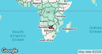 15 Day Victoria Falls to Maun Small Group Adventure Tour Map Image