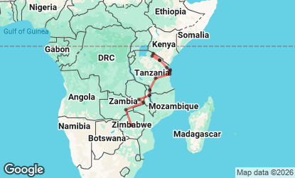 20 Day Victoria Falls to Nairobi Overland Adventure