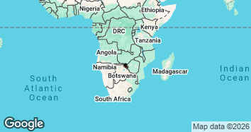 6 Day Chobe & Hwange Safari Escape Map Image