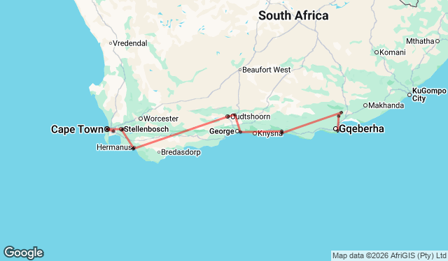 14 Day Garden Route Experience