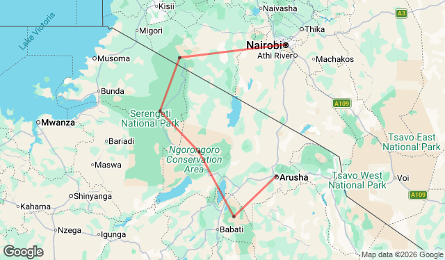 10 Day Best of Tanzania & Kenya Tented Camps