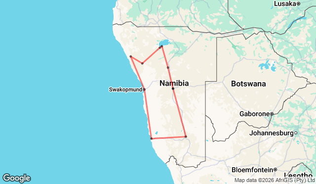 12 Day Northern and Southern Namibia Highlights