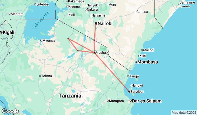 13 Day Nairobi to Zanzibar Adventure