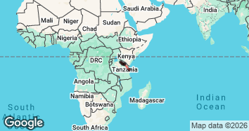 12 Day Arusha to Stone Town – Mixed Accommodation Map Image