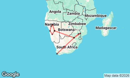 19 Day Cape Town to Windhoek Adventure Tour