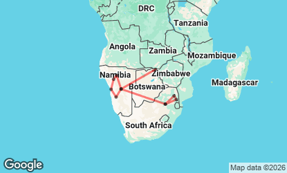 18 Day Johannesburg to Victoria Falls Tour