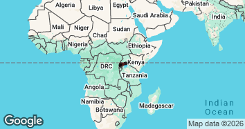 8 Day Uganda Private Gorilla Safari Map Image