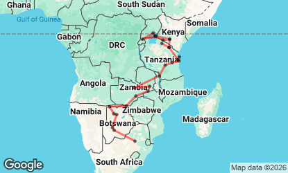 45 Day Nairobi to Johannesburg and Gorillas Tour
