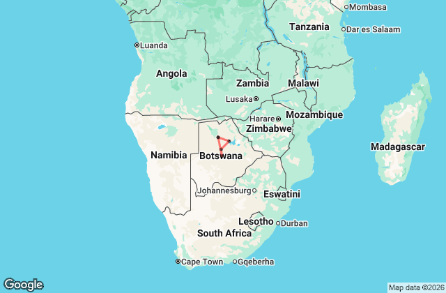 7 Day Botswana’s Migration Adventure Map