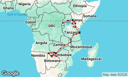 50 Day Ultimate Africa : Victoria Falls to Nairobi Safari