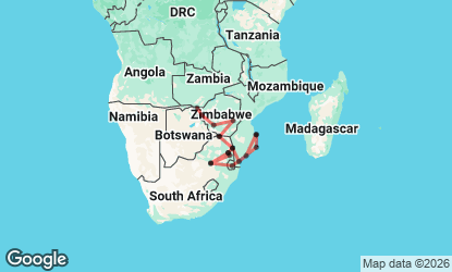 26 Day Zimbabwe, South Africa and Mozambique Tour