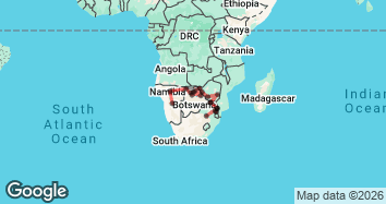 21 Day Okavango Delta, Victoria Falls and Kruger Tour Map Image