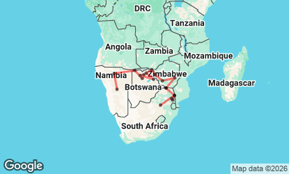 21 Day Okavango Delta, Victoria Falls and Kruger Tour