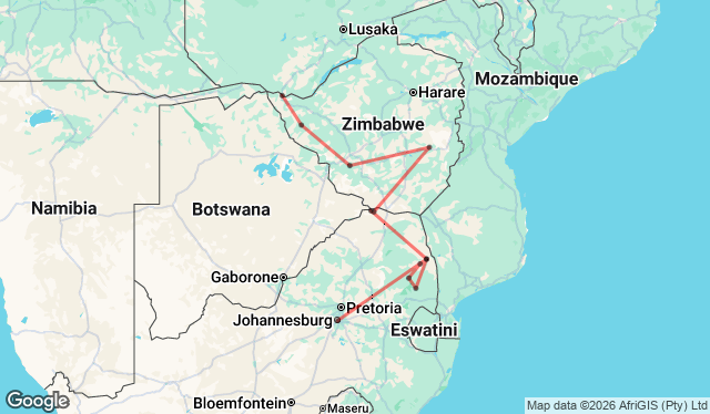 11 Day Zimbabwe Highlights and Kruger Adventure