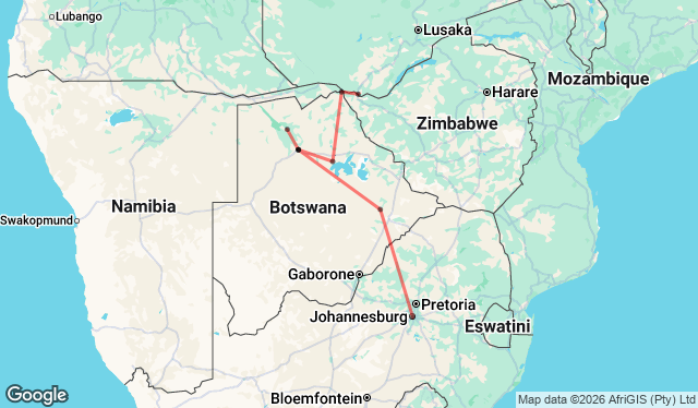 16 Day Botswana & Zimbabwe Safari 2027