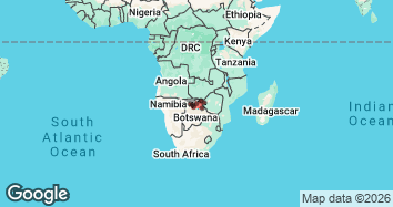 15 Day Botswana Wilderness Safari Map Image