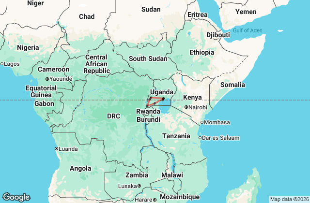 11 Day Best of Uganda Adventure Safari Map